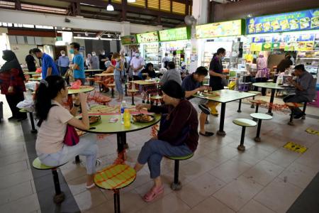 Safety measures at hawker centres, coffee shops to be fine-tuned