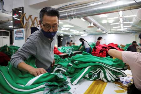 Squid Game tracksuit demand cheers Korea’s garment sector