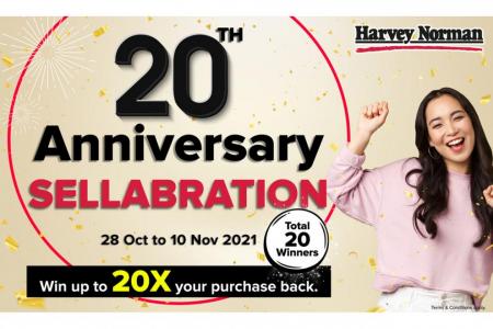 Don&#039;t miss unbeatable deals at Harvey Norman&#039;s 20th anniversary sale