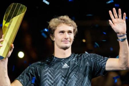 Zverev claims fifth title of the year in Vienna