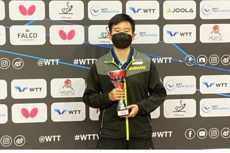 Singapore teenage paddler Zhou Jingyi wins WTT U-17 girls' title in Hungary