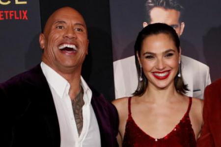 Dwayne Johnson, Gal Gadot train to tear up dance floor in Red Notice