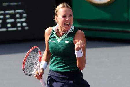 Kontaveit’s winning run continues in WTA Finals