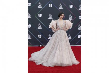 Descendants star Sofia Carson is fairest of them all in princess gown