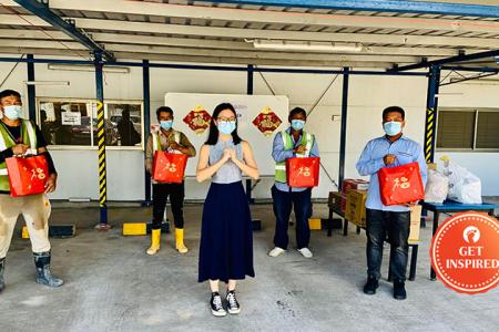 Nurse brings cheer to migrant workers