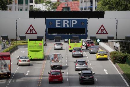 ERP rates to rise by $1 at some gantries on AYE and CTE from Feb 14