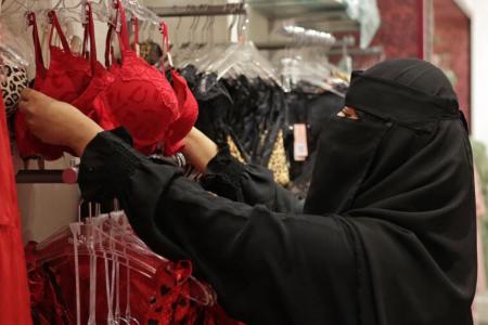 A sea of red in Saudi shops but no mention of Valentine's Day