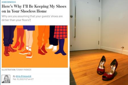 ‘Don’t come in then’: Social media up in arms over WSJ article about wearing shoes inside the home