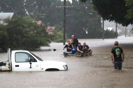 'Weather bomb’ submerges Australian towns, strands people on roofs