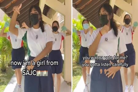 JC student makes TikTok rap video to win votes for student election, gets mad-love from netizens