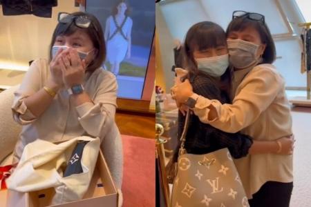Sweetest gesture: Daughter buys LV bag for mum, who didn't feel comfortable entering store