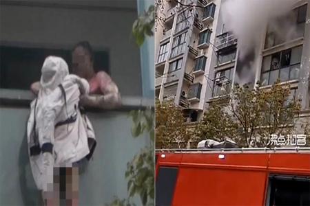 Man in China dies from burn injuries week after protecting wife from house fire