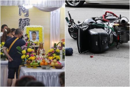 Charity starts fundraiser for widow of delivery rider killed in motorcycle accident