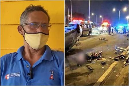 A Johor father's mission to stop brake-less bikes after his son survives accident