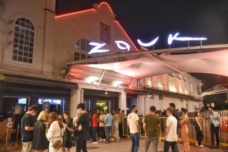 All 500 tickets snapped up as Zouk reopens after 10-day closure