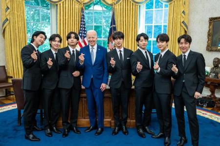 Watch BTS meet Biden at the White House