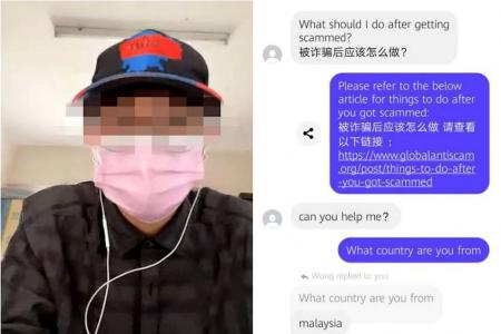 Malaysian teenager forced to become a scammer after falling for job ad
