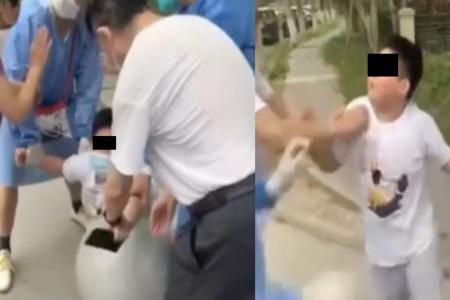 Shanghai kid flips out and threatens to kill after being told to leave hoverboard at home for PCR test