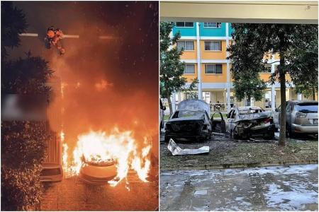 Man trapped in blazing car in Bukit Panjang dies in hospital after more than a month