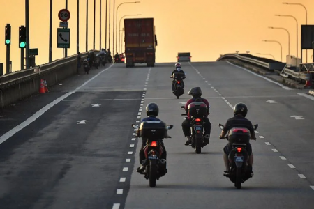 Motorcyclists travelling to JB overnight on Tuesday advised to use Tuas Checkpoint