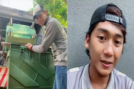 An undesirable job? M'sian man says he makes $3,000 a month doing garbage disposal in S'pore