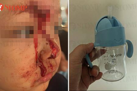 Toddler injured after falling while using Evorie water bottle