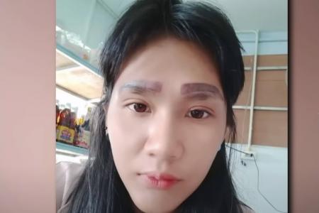 Thai woman left with two pairs of eyebrows after botched tattoo procedure