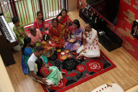 Three generations gather under one roof to usher in Deepavali