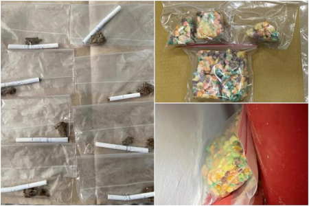 Five teenagers aged 14 to 16 arrested for suspected trafficking of cannabis