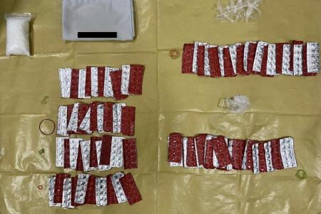Over 8kg of drugs worth $304,000 seized, 6 arrested in CNB operation