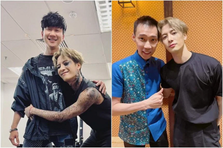 Pop star Jackson Wang meets singer JJ Lin and former badminton player Lee Chong Wei in Malaysia