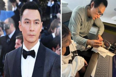 Actor Daniel Wu draws praise from netizens after pic of him painting 9-year-old daughter's nails