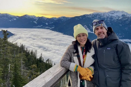 Actress Tan Kheng Hua, 59, celebrates one-year anniversary with boyfriend on North America road trip