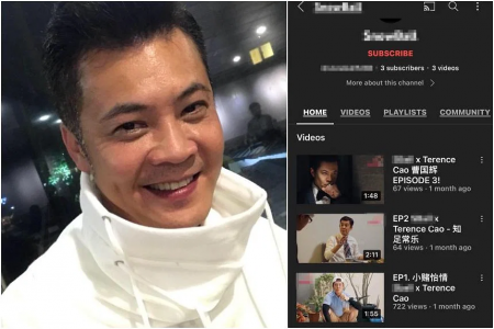 Police report lodged over actor Terence Cao appearing in videos for gambling website