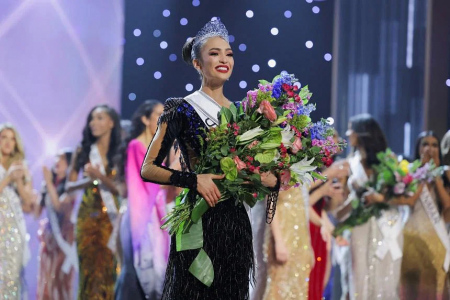 Miss Universe R’Bonney Gabriel is first Filipino-American to wear the tiara