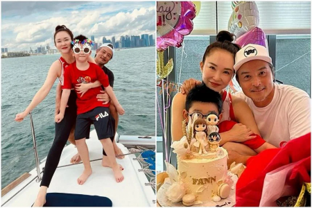 Fann Wong celebrates 52nd birthday with yacht trip and husband’s dishes