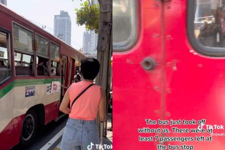 S'porean tourist in Bangkok gets bus door shut in her face; Thais say it's a 'normal' thing there