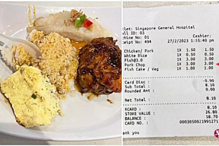 Kopitiam refunds man after charging extra $1 for 'bigger piece' of chicken