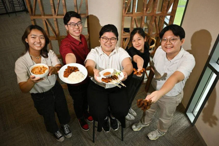 Temasek Poly students recreate local dishes using plant-based meats