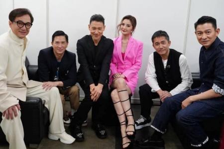 HK star Charlene Choi shares pic with 'who's who' of HK showbiz