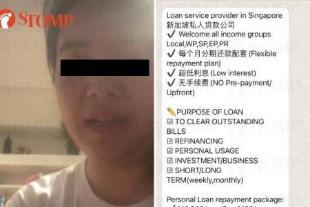 'Ah Boy' transfers $1,000 to woman, wants her to pay back $1,350 after 5 days
