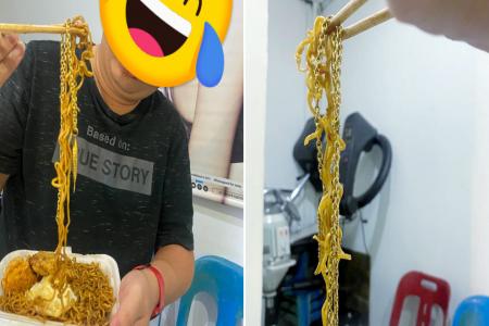 M'sian man apparently finds gold chain in fried noodles bought from bazaar