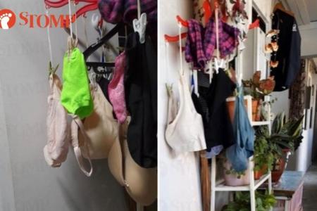 Underwear in corridor: Woman was verbally abused for it