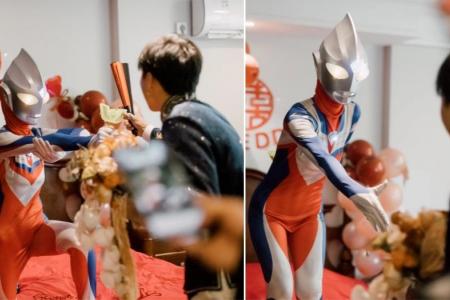 'Never thought I'd marry Ultraman', says surprised groom