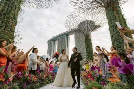 Couple wows with ‘Crazy Rich Asians’ wedding in S'pore
