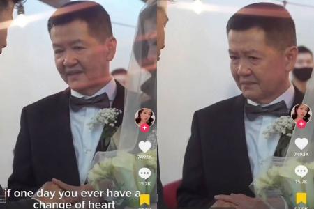 Dad of S'pore bride touches 'world' with moving words at wedding