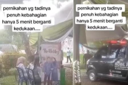 Bride in Indonesia dies five minutes after signing marriage contract