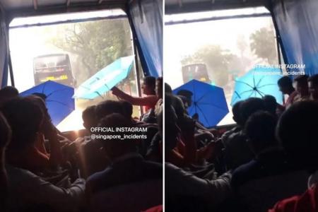 New video shows migrant workers sheltering from pouring rain in lorry
