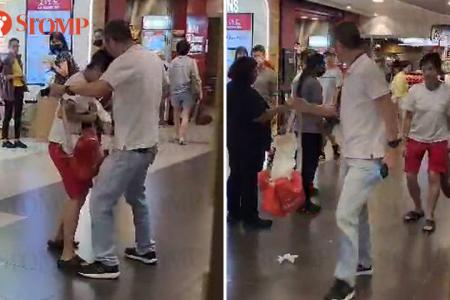 Auntie struggles with man after caught stealing at CS Fresh