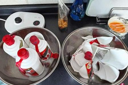 Alcohol retailer suffers losses after delivery man allegedly kicked box of Moutai bottles